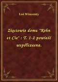 Zięciowie domu "Kohn et Cie" : T. 1-2 powieść współczesna. - ebook