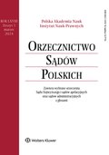 Orzecznictwo Sądów Polskich – e-wydanie – 3/2024
