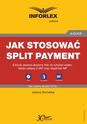 : Jak stosować split payment - ebook