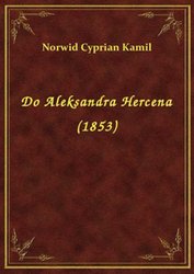 : Do Aleksandra Hercena (1853) - ebook