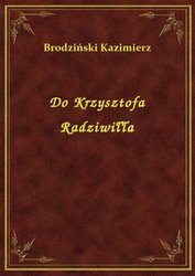 : Do Krzysztofa Radziwiłła - ebook