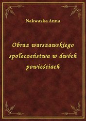 : Obraz warszawskiego społeczeństwa w dwóch powieściach - ebook