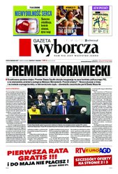 : Gazeta Wyborcza - Warszawa - e-wydanie – 285/2017