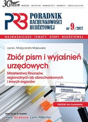 : Poradnik Rachunkowości Budżetowej - e-wydanie – 9/2017