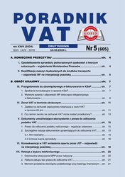 : Poradnik VAT - e-wydania – 5/2024